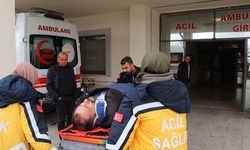 Şarampole düşen aracın sürücüsü yaralı olarak kurtarıldı