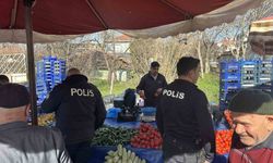 Semt pazarında cüzdan hırsızlığı şüphesi polisi alarma geçirdi