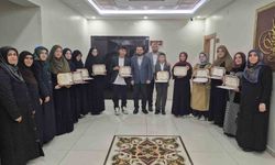 Sivas'ta 10 öğrenciye hafızlık diplomaları verildi