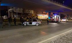 Trafik kazasında sürücünün akrabası sinir krizi yaşadı