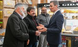 Vali Baruş, esnafı ziyaret etti