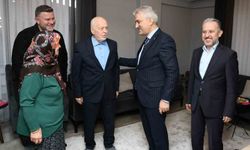 Vali Makas, Seyh'ül Kurra Hafız Fahri Yılmaz'ı Ziyaret Etti