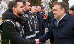 Vali Sözer, denetim alanında güvenlik güçleriyle bayramlaşma gerçekleştirdi