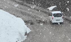 Yüksekova'da Kar ve Sis Etkili Oluyor