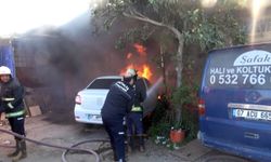 15 gün önce taşınan işyeri alevlere teslim oldu