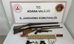 Adana'da 4 izinsiz silah bulundu