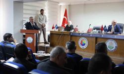 Ahmet Avcı, Erzurum Ticaret Borsası Meclisi'nde TSKGV'yi tanıttı