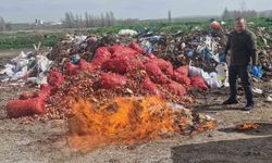 Alaca'da kaçak içki ve sigara imha edildi