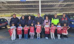 Aliağa'da minik öğrenciler Jandarmayı keşfetti