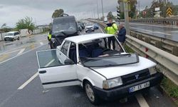 Antalya'da intihar girişimi gibi görünen kaza güvenlik kamerasına yansıdı