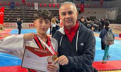 Arabanlı sporcu Ahmet Öztürk, taekwondo şampiyonu oldu
