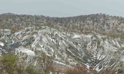 Arıcak'ta dolu ve sağanak yağış etkili oldu