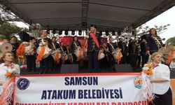 Atakum Kadınlar Bandosu, festivalde büyük ilgi gördü