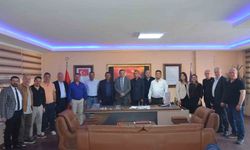 AYESOB seçimleri için Kuşadası'nda ziyaretler devam ediyor