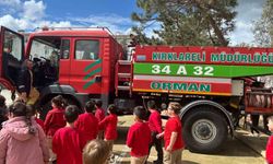 Babaeski'de Öğrencilere Orman Bilinci ve Yangın Eğitimi Verildi