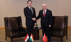 Bakan Güler, Barzani ile Antalya'da buluştu