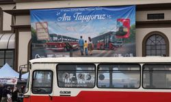 Balıkesir'de toplu taşıma günü nostaljik anlarla dolu