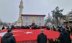 Bayburt'ta Filistin'e destek eylemi düzenlendi