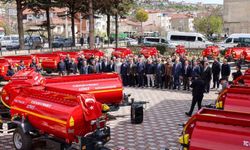 Bilecik'te 31 yangın söndürme aracı köylere ulaştırıldı