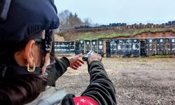 Bolu'da ormancılar atış alanında kıyasıya mücadele etti