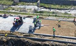 Buharkent'te Aydın Büyükşehir'in yol yenileme çalışmaları