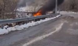 Bursa'daki bağ evinde çıkan alevler paniğe neden oldu