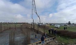 Cami temel atma töreni gerçekleşti