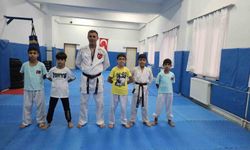 Çermik'te genç sporcular için karate kursları açıldı
