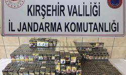 Çiçekdağı'nda kaçak sigara baskını