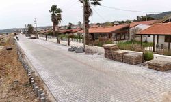 Cunda Adası'nda üstyapı çalışmaları