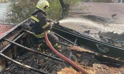 Dalyan'da Çatıda Yangın Çıktı