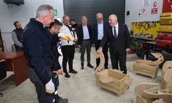 Darıca'da kent mobilyaları yerel üretimle şekilleniyor