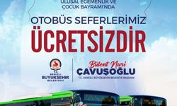 Denizli'de 23 Nisan'da toplu ulaşım ücretsiz sunulacak
