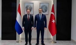 Dışişleri Bakanı Hakan Fidan, Hollanda'nın Adalet ve Güvenlik Bakanı David Van Weel ile görüşme gerçekleştirdi.