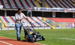 Dr. Necmettin Şeyhoğlu Stadyumu'nda bakım çalışmaları başladı