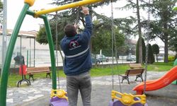 Düzce'de parklar için yenilikler yapılıyor