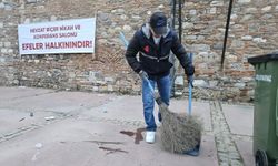 Efeler Belediyesi Nevzat Biçer Parkı'nda temizlik yaptı