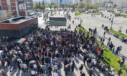 Elazığspor taraftarları dev ekranda maçı takip etti