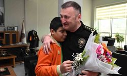 Erzincan Emniyetine Özel Eğitim Öğrencilerinden Anlamlı Ziyaret