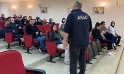 Erzincan'da afet bilinci eğitimleri devam ediyor