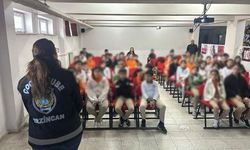 Erzincan'da öğrencilere güvenlik eğitimi verildi