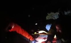 Erzincan'da uçurumdan düşen İranlı vatandaş kurtarıldı