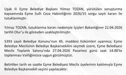 Eşme Belediye Başkanvekili 27 Nisan'da seçilecek