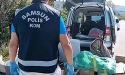 Ev eşyaları arasında gizli silahlar: Samsun'da dikkat çeken durdurma