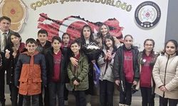 Faik Güngör Ortaokulu'ndan polis ziyareti gerçekleştirdi