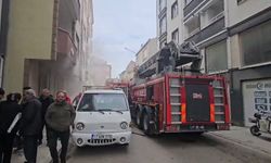 Gelibolu'da korkutan apartman yangını