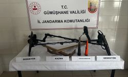 Gümüşhane'de Kaçak Kazı Yapan İki Şahıs Suçüstü Yakalandı