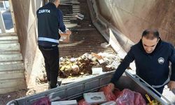 Hakkari'de son kullanma tarihi geçmiş gıdalar yok edildi