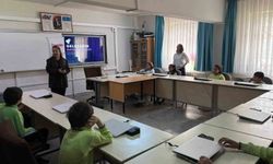 Harezmi Projesi ile girişimcilik eğitimi Oklubalı Sabri Kahvecioğlu İlkokulu'nda