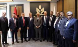 Hasan Altun, TYAB Başkanı Miktat Olgun'u ziyaret etti